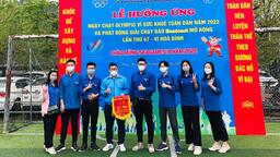 Tuổi trẻ phường Phúc Xá tham gia hưởng ứng ngày chạy Olympic vì sức khoẻ toàn dân năm 2022 và phát động giải chạy báo Hànộimới mở rộng lần thứ 47 - Vì hoà bình - Chào mừng Seagame 31 được tổ chức tại Việt Nam