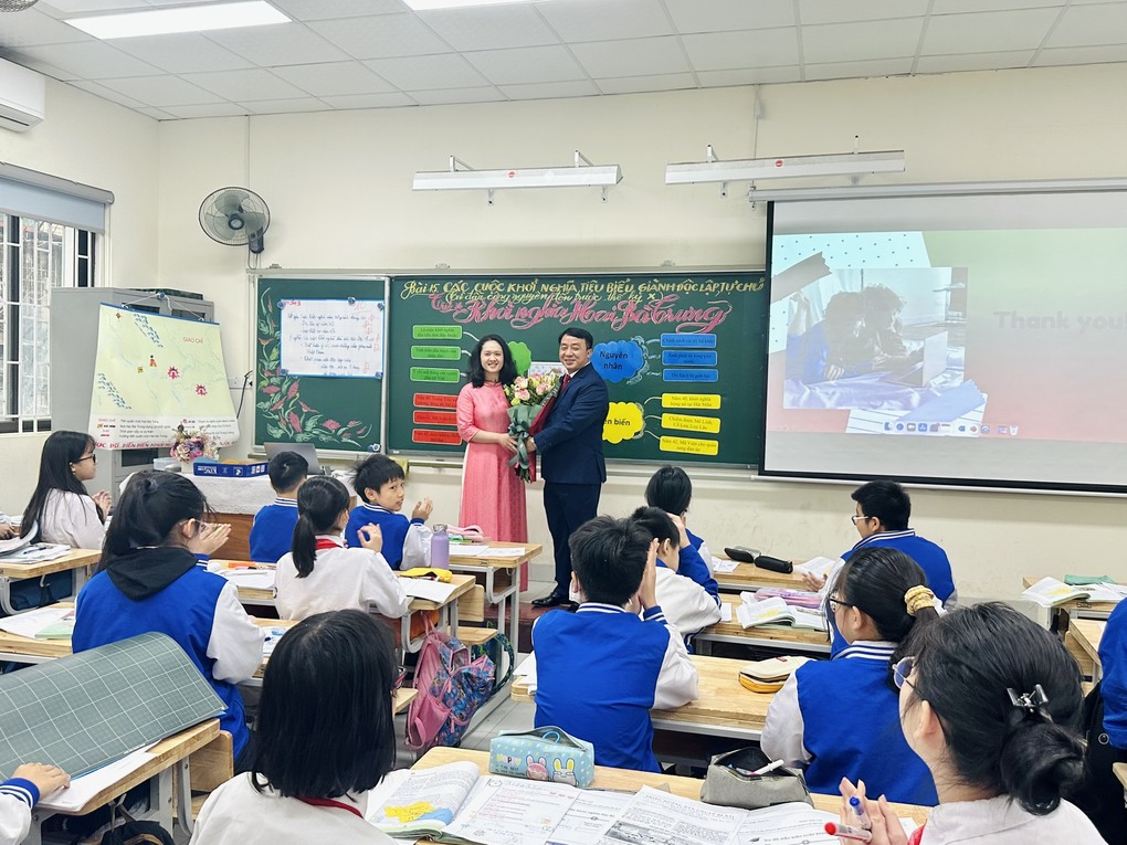 Tiết dạy Lịch sử truyền cảm hứng của cô giáo Nguyễn Thảo Trang trong Hội thi GVDG cấp Quận năm học 2022 – 2023