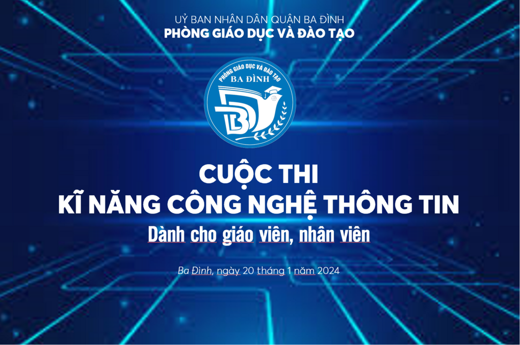 Cô giáo Đinh Thị Hạnh – Giáo viên trường THCS Phúc Xá đạt giải Nhì Cuộc thi “Kỹ năng Công nghệ thông tin” cấp Quận năm 2024
